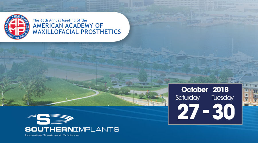 October 27-30, 2018 – AAMP – American Academy of Maxillofacial Prosthetics